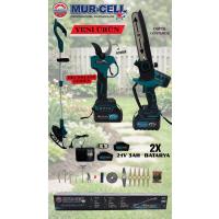 21V  3AH KÖMÜRSÜZ DİJİTAL GÖSTERGELİ 3'LÜ BAHÇE SETİ ŞARJLI MAKAS-ÇİM BİÇME-TESTERE