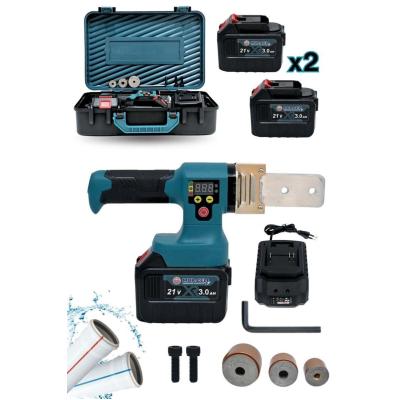 21v 3.0ah Çift Bataryalı 15 Pilli Plastik Pvc Boru Kaynak Makinesi