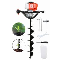 Cq205 Benzinli Toprak Burgu Fidan Ekme Makinası 150mmx100cm Burgu Uc 52cc 2.5hp
