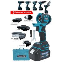 MUR-9019 5 Lİ Değişen Kafa Budama Testeresi Taşlama Darbeli Vidalama Kırıcı Hilti