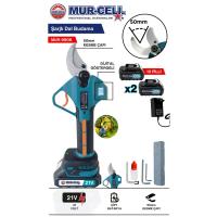 Murcelll Dal Budama Makası 21v 3ah 50mm Kesme Çaplı Çelik Bıçak